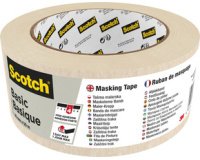 Ruban de masquage crêpé Basic, 48 mm x 50 m, beige