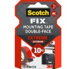 -FIX Ruban adhésif double face pour extérieur, 5 m