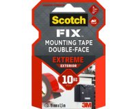 -FIX Ruban adhésif double face pour extérieur, 5 m