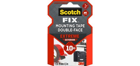 -FIX Ruban adhésif double face pour extérieur, 5 m