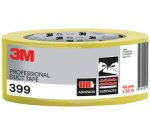 Kleefband voor beton 399, 44 mm x 50 m, geel