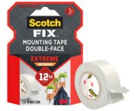 -FIX Ruban adhésif double face pour intérieur, 1,8 m