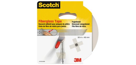 Adhesive tape for plaster, 48 mm x 50 m, white