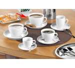 Tasse BISTRO, Set aus 6, weiß