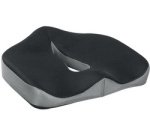 Orthopedic cushion for the coccyx, black