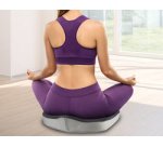 Orthopedic cushion for the coccyx, black