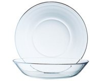Arcoroc Assiette creuse en verre COSMOS, 140 mm