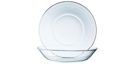Arcoroc Diep glazen bord COSMOS, 140 mm