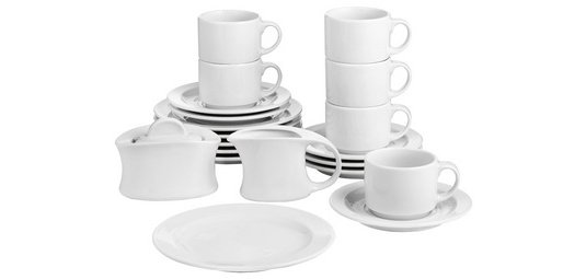Service à café ADRINA, pack économique de 20 pièces