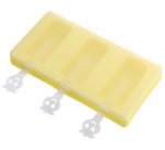 Moule à glace Fun Kitchen, pour 3 glaces, silicone