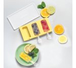 Moule à glace Fun Kitchen, pour 3 glaces, silicone