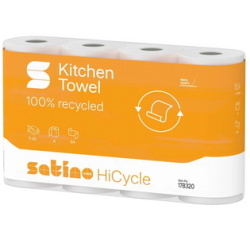 Essuie-tout HiCycle, 3 couches, extra blanc