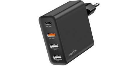Chargeur secteur USB, 3x USB-A (QC), 1x USB-C (PD)