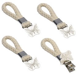 Pince à torchon 'Papillon', set de 4