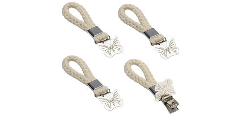 Pince à torchon 'Papillon', set de 4