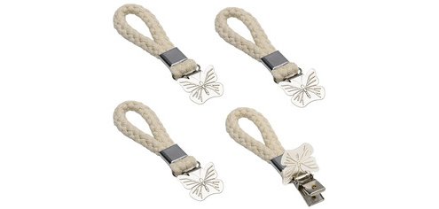 Pince à torchon 'Papillon', set de 4