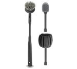 Kit de nettoyage Brush-Up, 3 pièces, gris