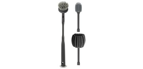 Kit de nettoyage Brush-Up, 3 pièces, gris
