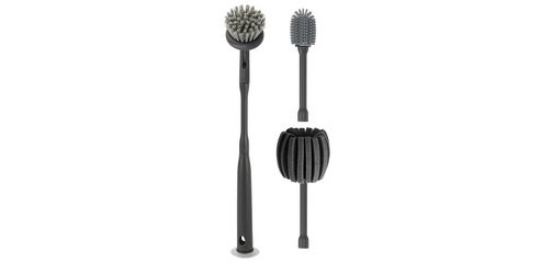 Kit de nettoyage Brush-Up, 3 pièces, gris
