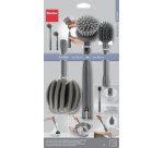 Kit de nettoyage Brush-Up, 3 pièces, gris