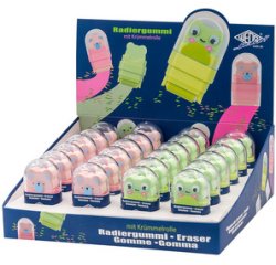 Gomme en plastique Clean Animal, présentoir de 24