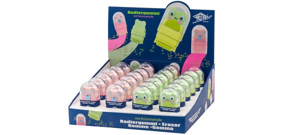 Gomme en plastique Clean Animal, présentoir de 24