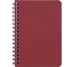 Cahier reliure intégrale Age Bag 9x14 100 pages ligné - Rouge