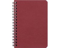 Cahier reliure intégrale Age Bag 9x14 100 pages ligné - Rouge