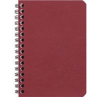 Carnet à spirale NOMADDICT, 90 x 140 mm,rouge