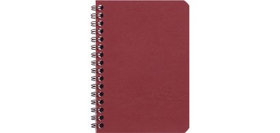 Cahier reliure intégrale Age Bag 9x14 100 pages ligné - Rouge