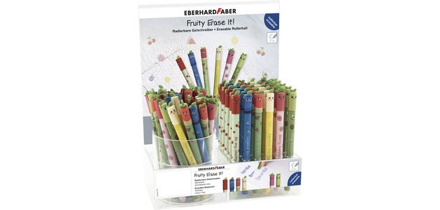 Gelpen Fruity Erase it!, display van 72