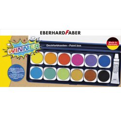 Boîte de peinture WINNER, 12 couleurs