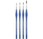 WINNER synthetische penseelset, 4 stuks