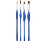 WINNER synthetische penseelset, 4 stuks