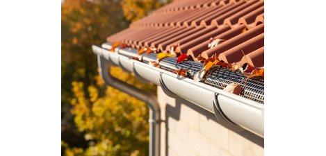 Black gutter guard