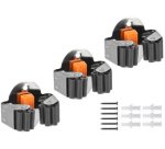 Brush/tool holder, 1 slot, set of 3