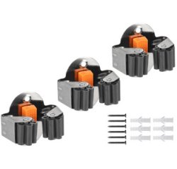 Brush/tool holder, 1 slot, set of 3