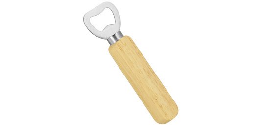 Flessenopener met houten handvat