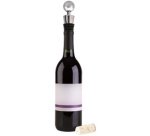 Bouchon de bouteille, argent/noir