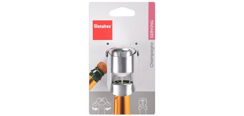 Bouchon à champagne, chromé, argent