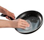 Éponge en silicone, ovale, gris