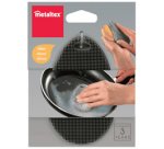 Éponge en silicone, ovale, gris
