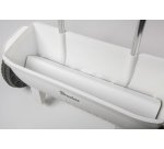 Semoir de jardin, 12 litres, blanc/anthracite