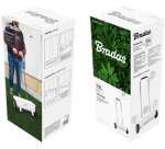 Semoir de jardin, 12 litres, blanc/anthracite