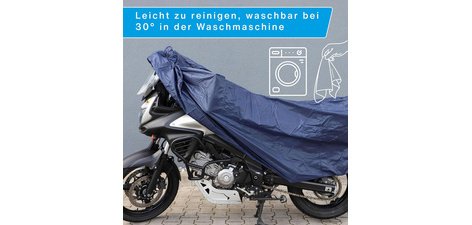 Motorradabdeckung, wasserdicht, Größe: L