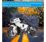 Motorradabdeckung, wasserdicht, Größe: L