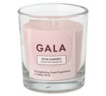 Scented candle in a glass, 'Rose Garden', 115 g