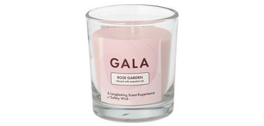 Scented candle in a glass, 'Rose Garden', 115 g