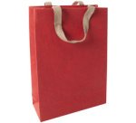 Geschenktasche 'Natural Red Coco', groß, beige/rot