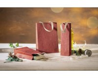 Sac cadeau pour bouteille 'Red Coco', rouge